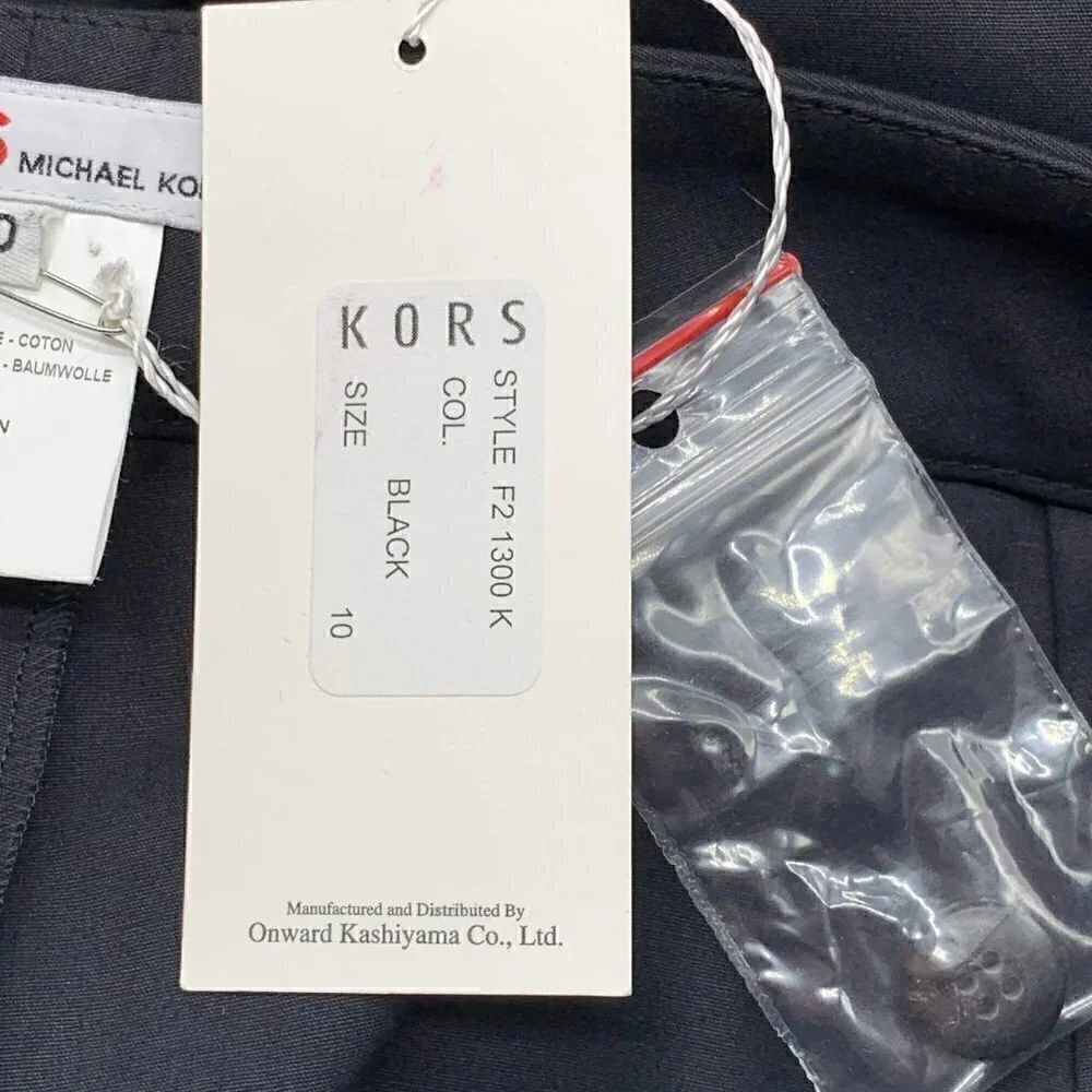 Kors Michael Kors Black Straight Leg Slacks - NWT - Picture 4 of 5